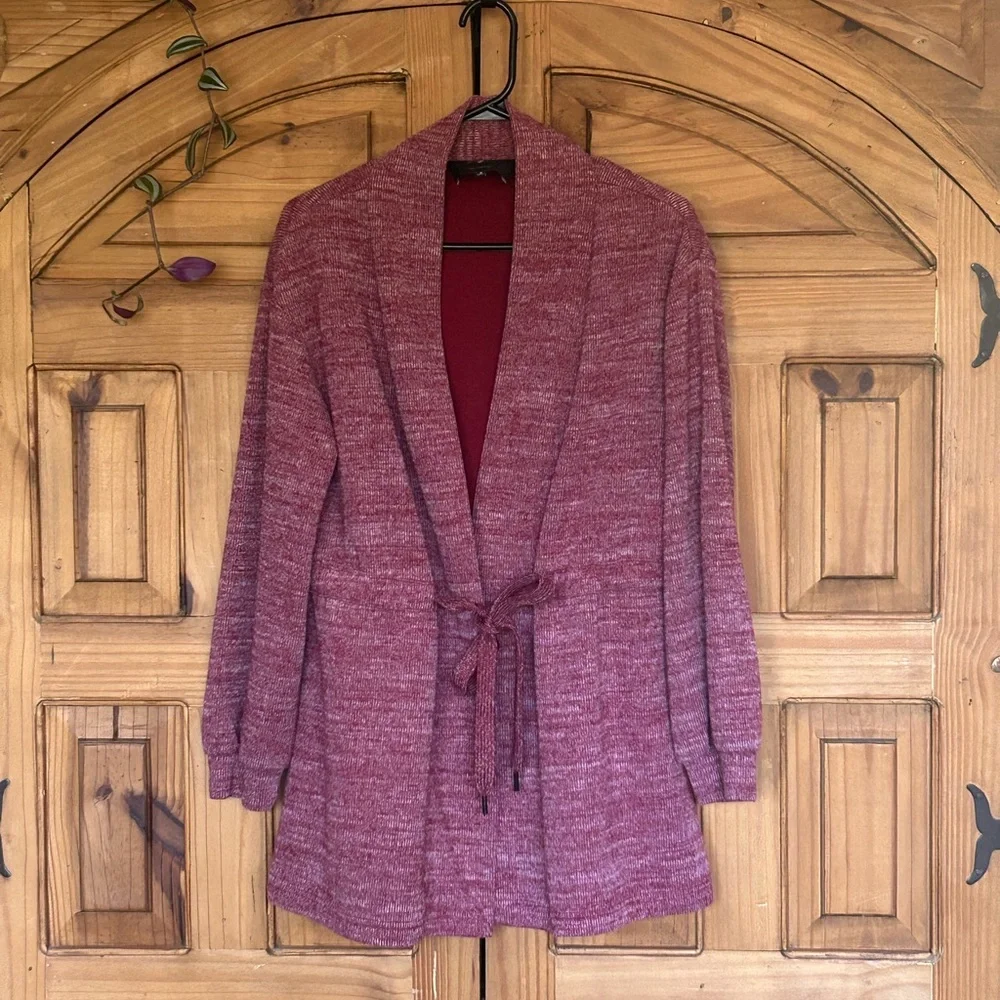 7 FOR ALL MANKIND Raspberry Cardigan - Picture 1 of 7
